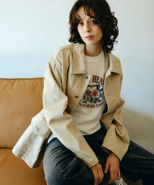 러스틱 워크 자켓_베이지