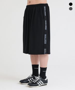 메시 레터링 버뮤다 팬츠 7부