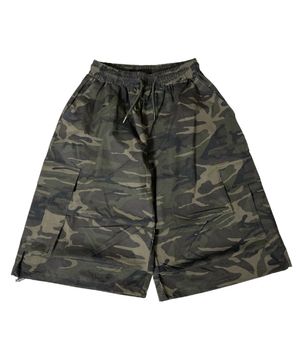 Camouflage Cargo Bermuda Shorts ((khaki))