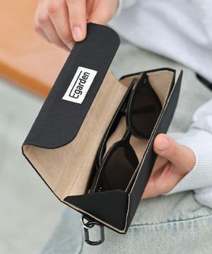 트래블러 아이웨어 케이스 안경 파우치 - 블랙