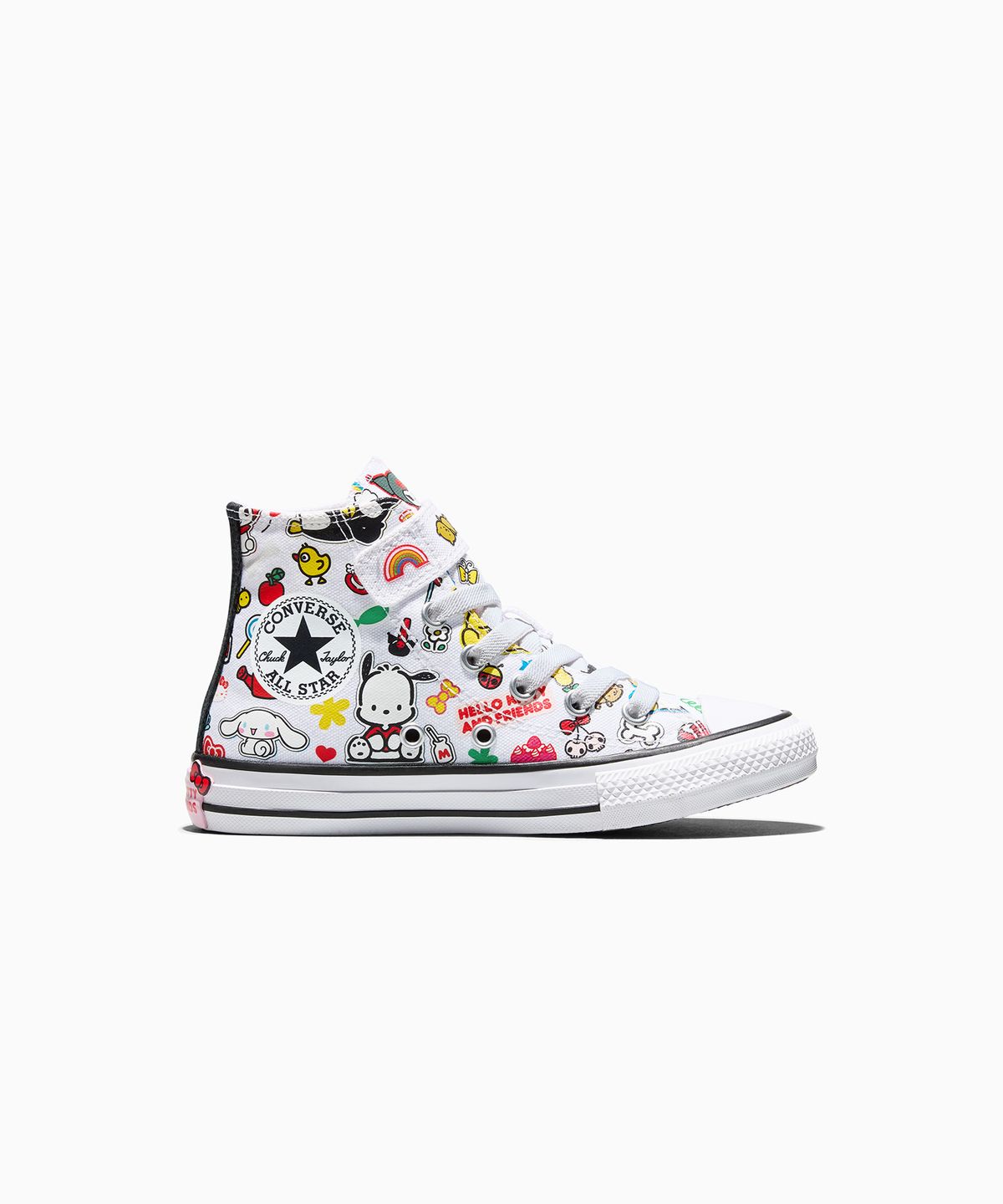 컨버스(CONVERSE) 컨버스 X 산리오캐릭터즈 척테일러 올스타 이지 온 스티커 화이트 A17701C