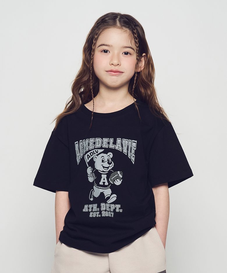 KIDS FOOTBALL AC BEAR SHORT SLEEVE T-SHIRT (3 COLOR)