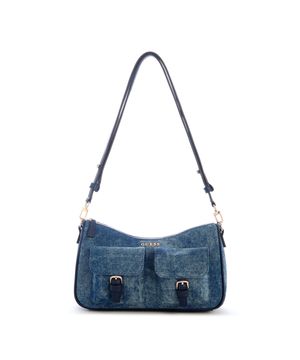 캐씨_KASSIE 데님 투포켓 숄더백 HQ1A3A56