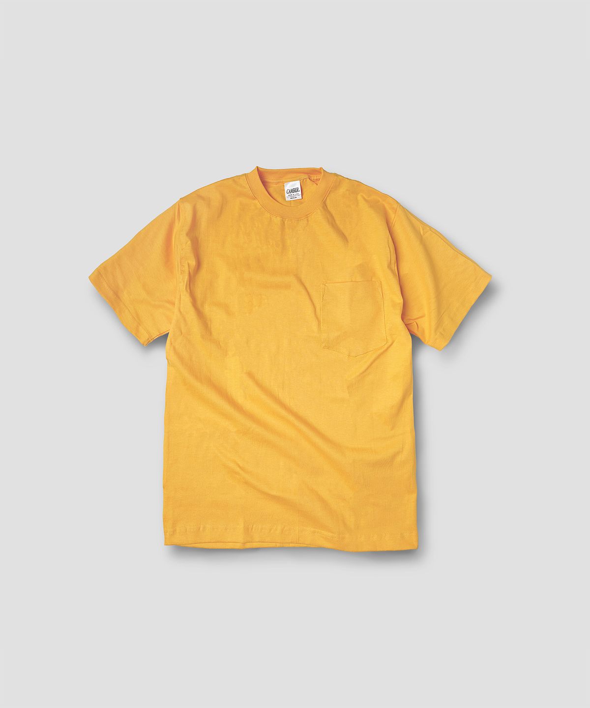 캠버 스포츠웨어(CAMBER SPORTSWEAR) 맥스웨이트 포켓 티셔츠, 옐로우