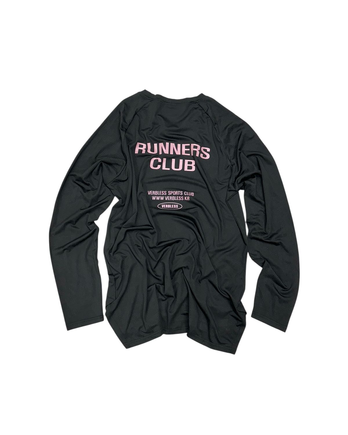 베르브리스(VERBLESS) 러너스 클럽 롱 슬리브 (BLACK)
