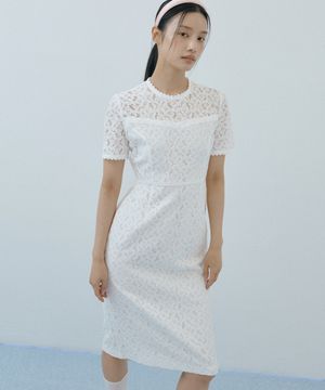 Roha Lace Dress (ivory)