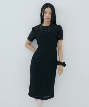 Roha Lace Dress (black)