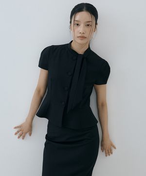 Muffler Flare Jacket (black)