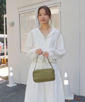 (woman) 시어 크롭 후디 자켓_White