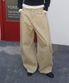 (woman) 올데이 코튼 커브드 팬츠_Beige