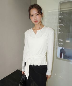 (woman) [뷔스티에 SET] 레이어 무드 가디건_White