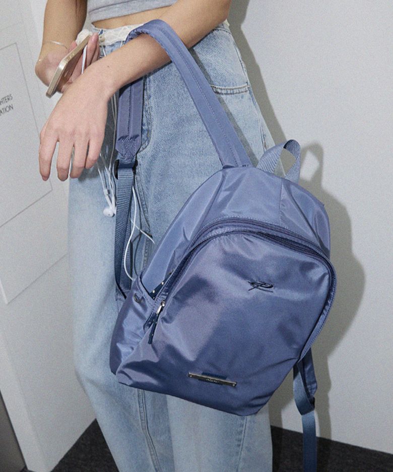 Logo Point Backpack_Dust Blue