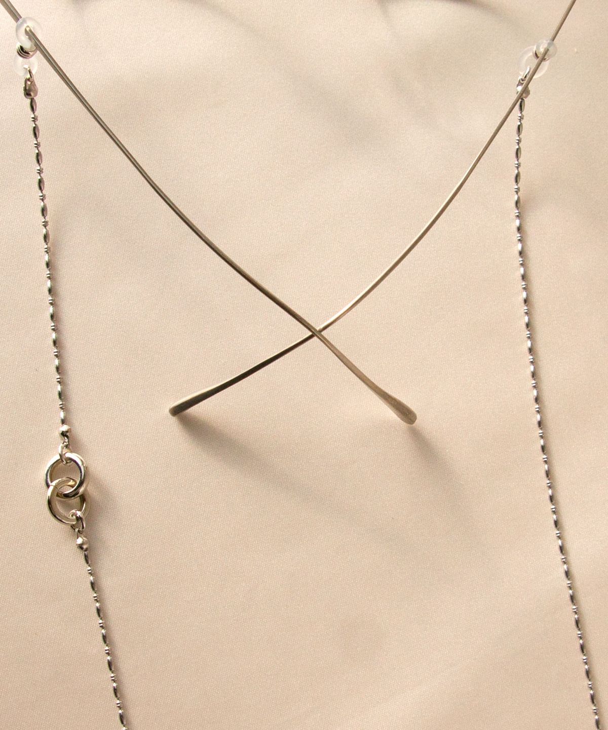 트레쥬(TREAJU) Two ring glasses chain