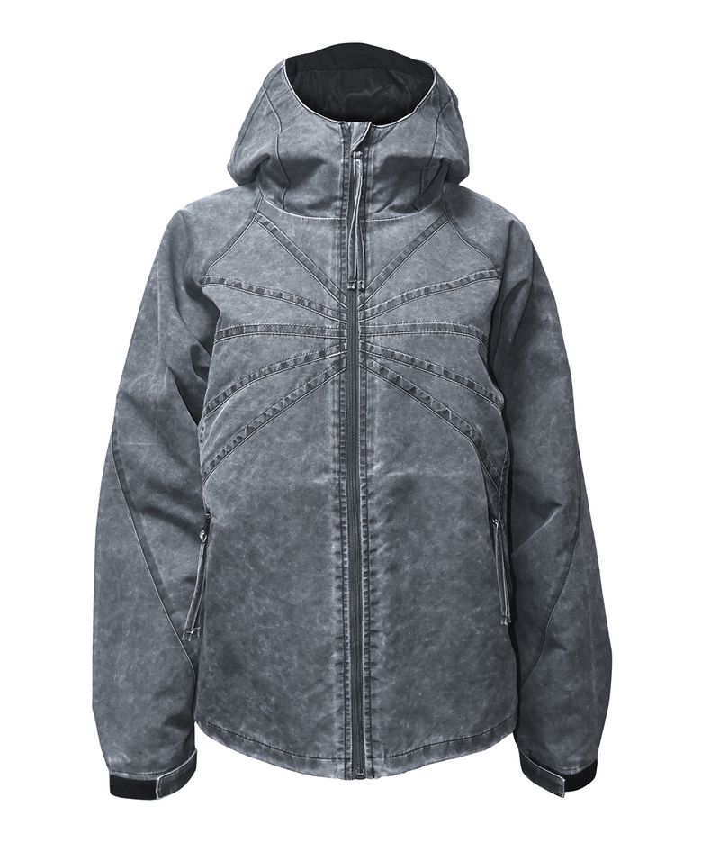 BLEACH LINED JACKET . DIRTY BLACK