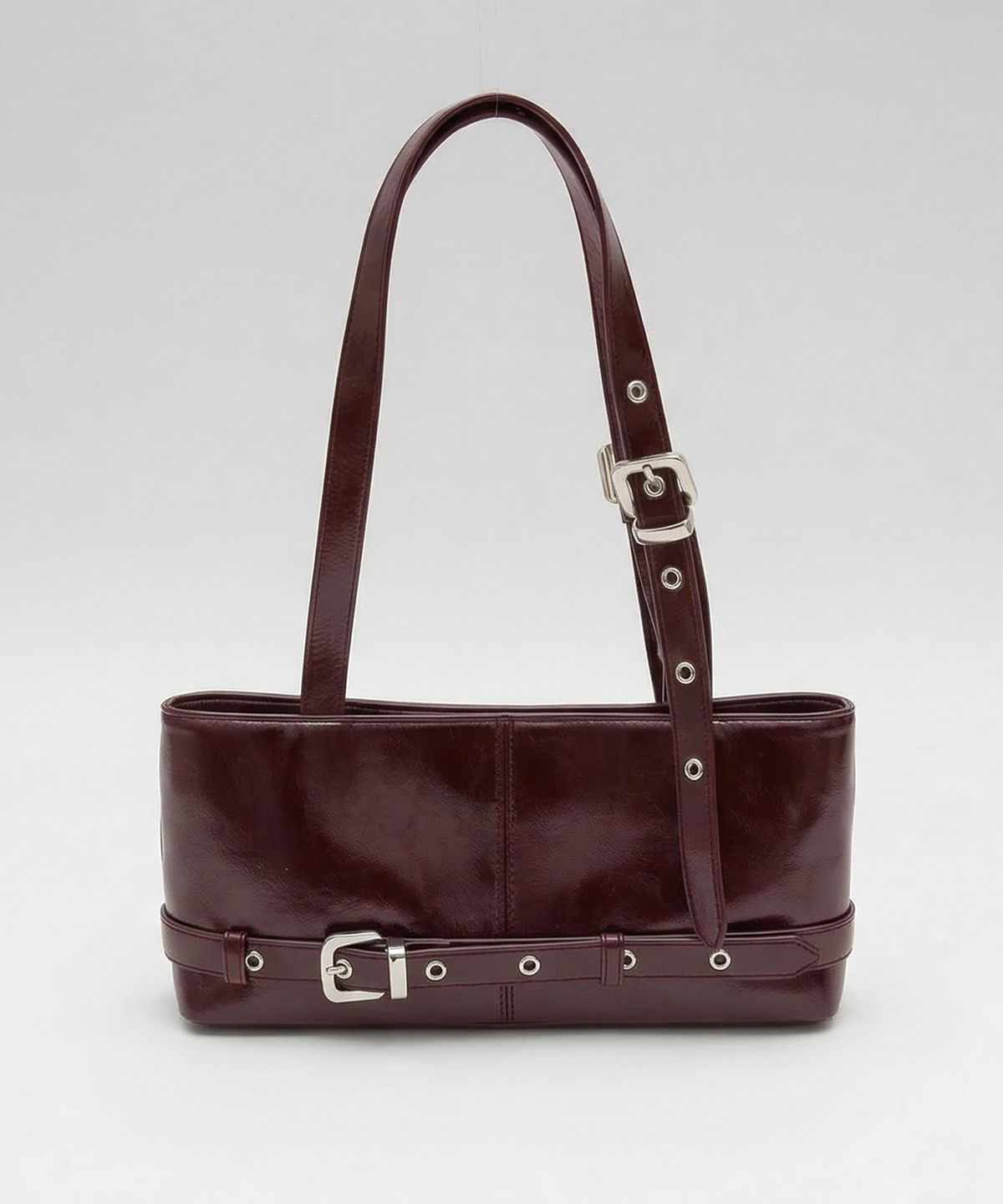 로라로라(ROLAROLA) BELT SHOULDER BAG BROWN