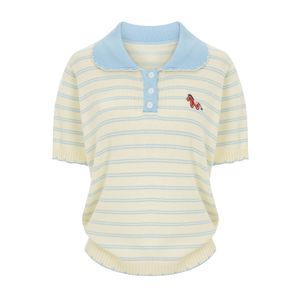 스트라이프자수카라반팔니트_I6A-CKN011