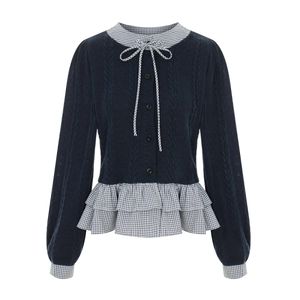 체크배색리본니트가디건_I6A-CCA025