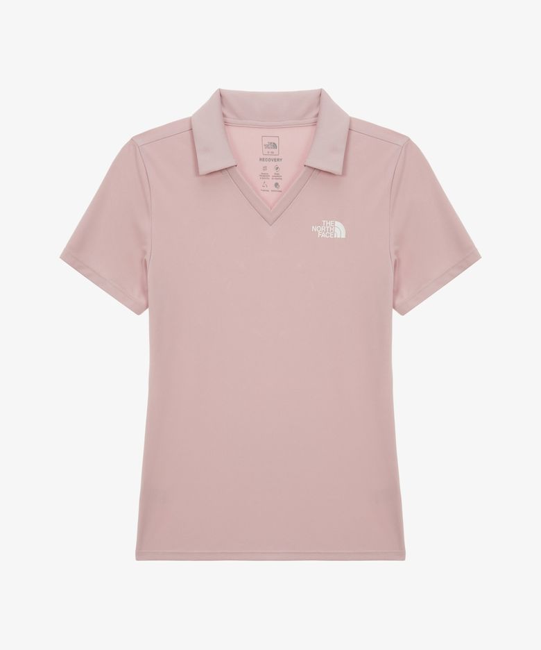 NT7PS35B 여성 리커버리 반팔 폴로 PALE PINK