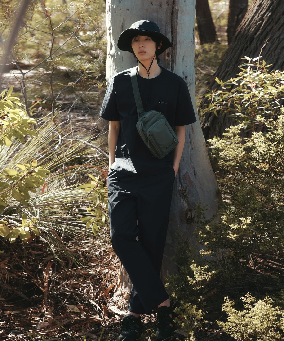 스노우피크 어패럴(SNOWPEAK APPAREL) 루트 테이퍼드 팬츠 (S26MMRPT69) Dark Navy
