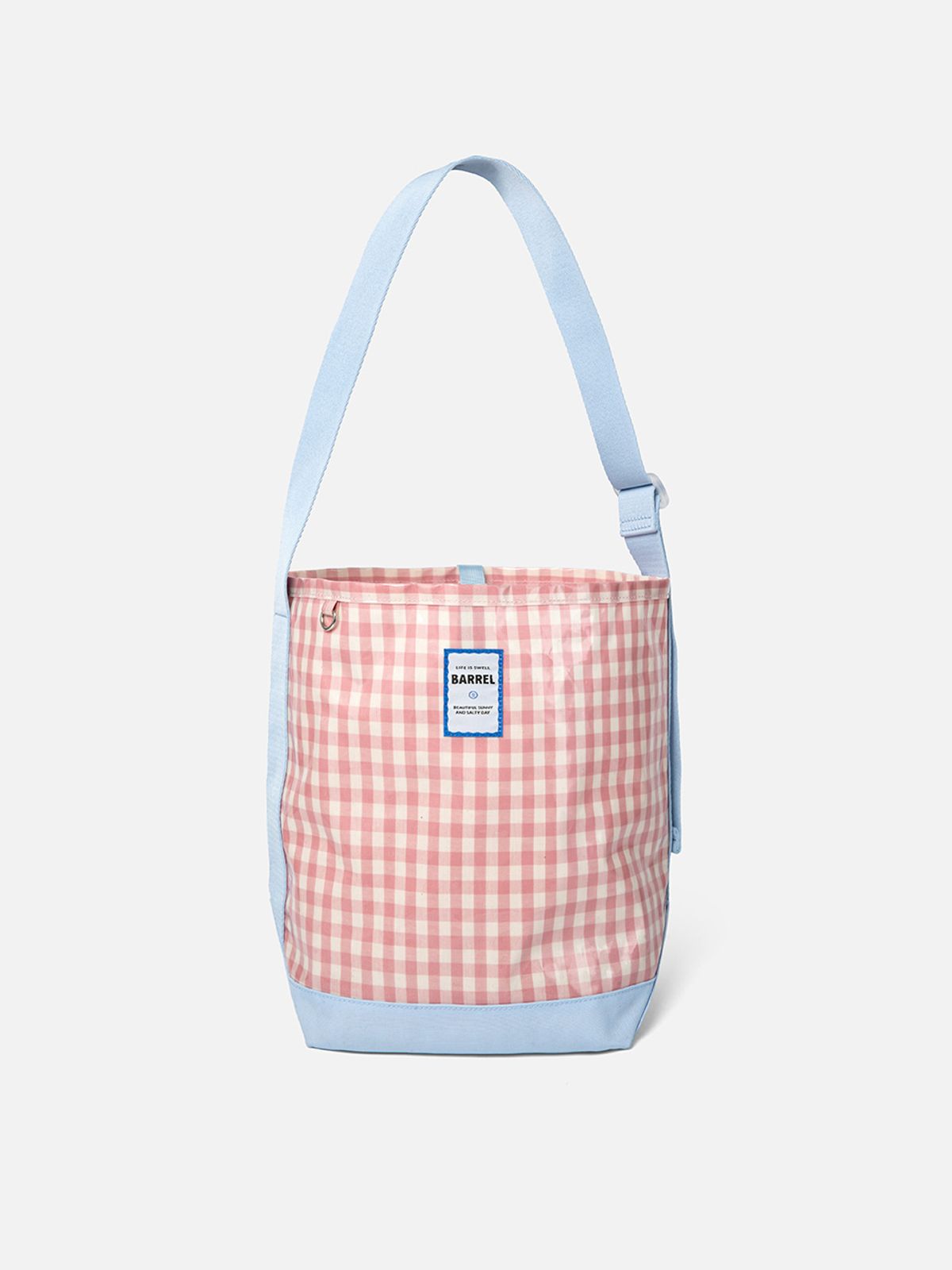 배럴(BARREL) 미디엄 바스켓 토트백 20L 핑크 (B6SUABG009PNK)