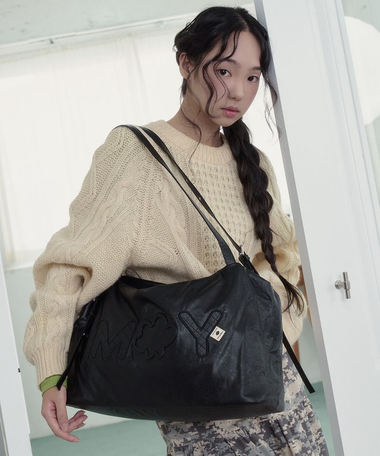 루피 코팅 나일론 쇼퍼백_30733SH