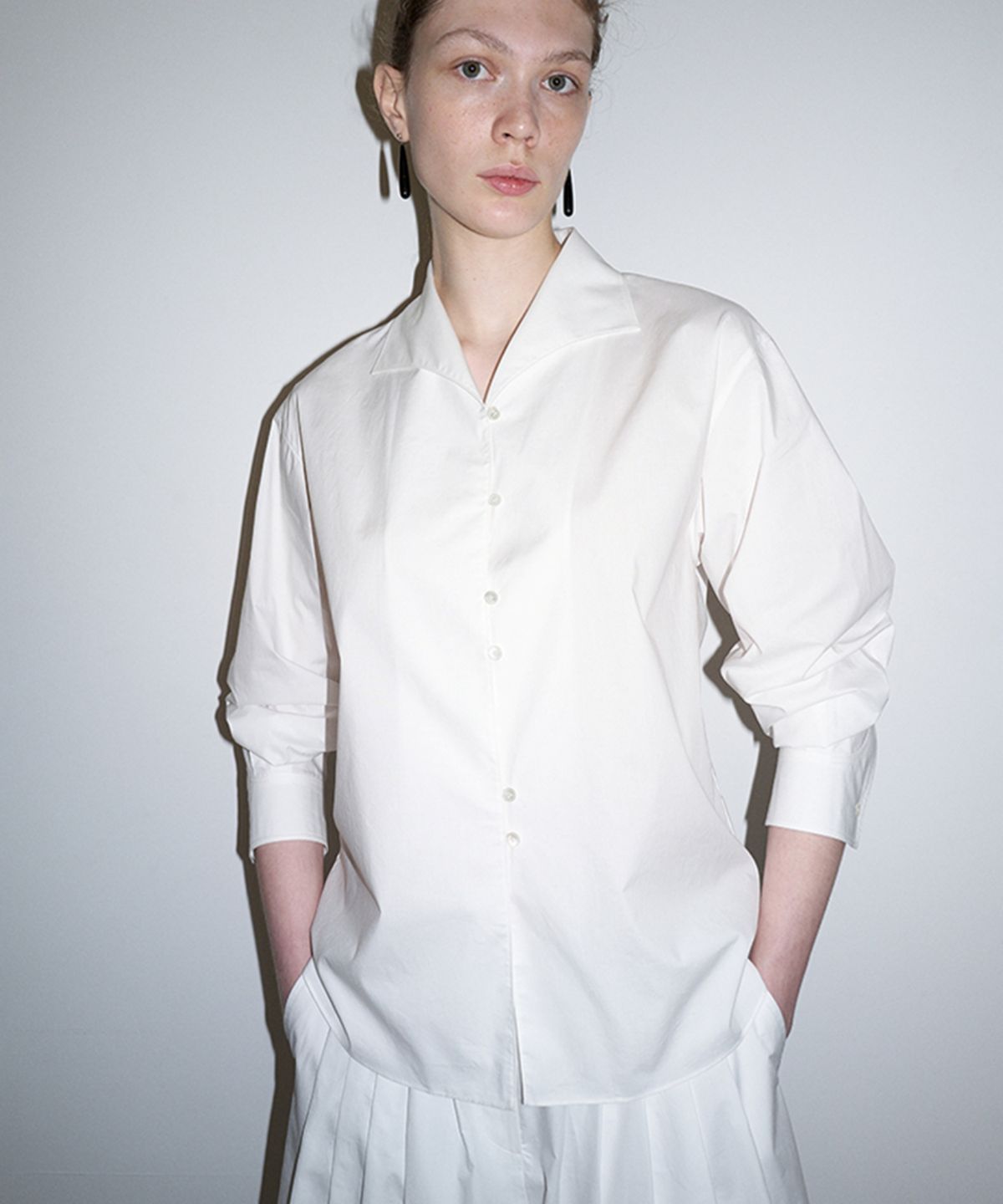 더룸(THELOOM) DRESS SHIRT_WHITE