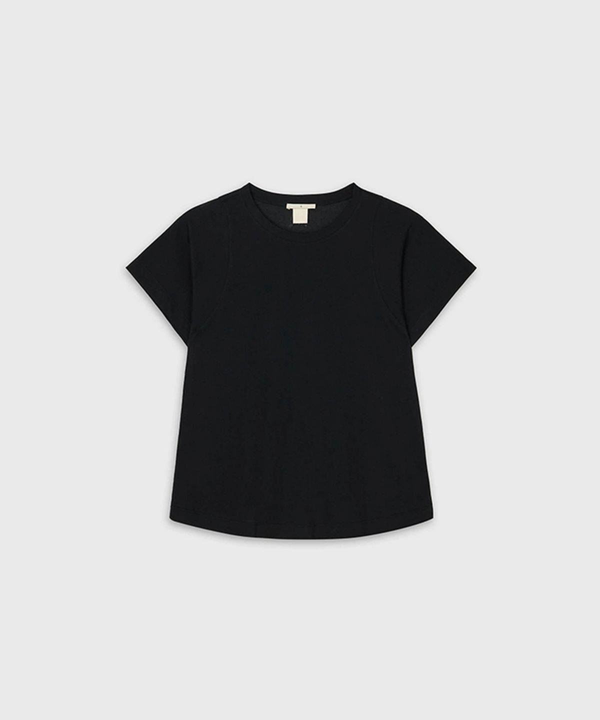 더룸(THELOOM) LAYERED TEE_BLACK