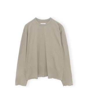 컷 오프 롱 슬리브, 베이지