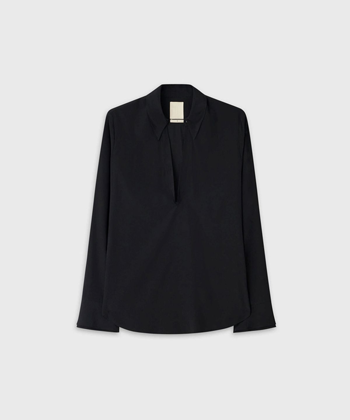 더룸(THELOOM) OPEN SHIRT_BLACK