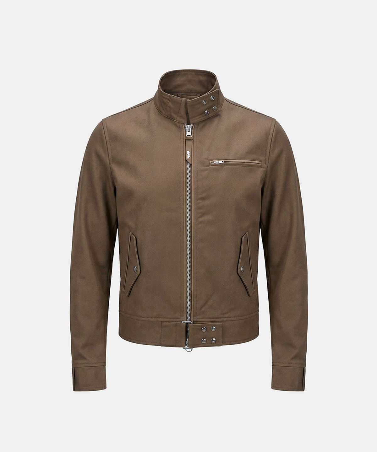 배드블러드(BADBLOOD) Spina High-Neck Jacket - Brown