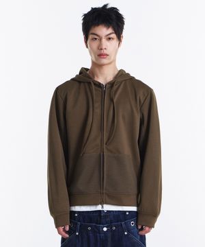 Backflip Hood Zip-Up (Brown)