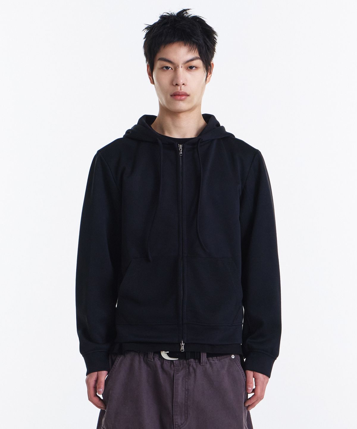 기철(KICHUL) Backflip Hood Zip-Up (Black)