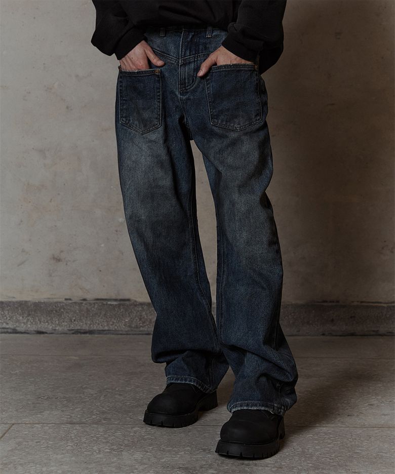 Muddy Grunge wide pants
