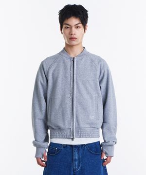 Uniform Sweat Jacket (Melange Grey)