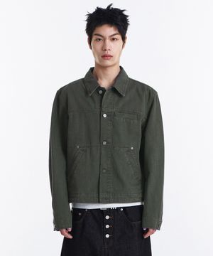 Pioneer Cotton Trucker Jacket (Khaki)