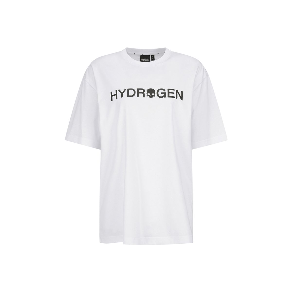 하이드로겐(HYDROGEN) 유니 베이직 빅로고 반팔라운드