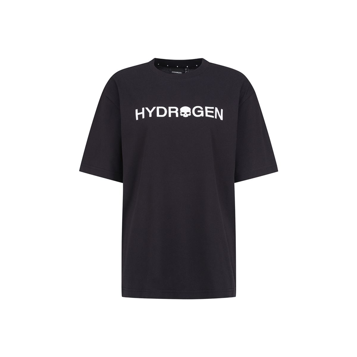 하이드로겐(HYDROGEN) 유니 베이직 빅로고 반팔라운드