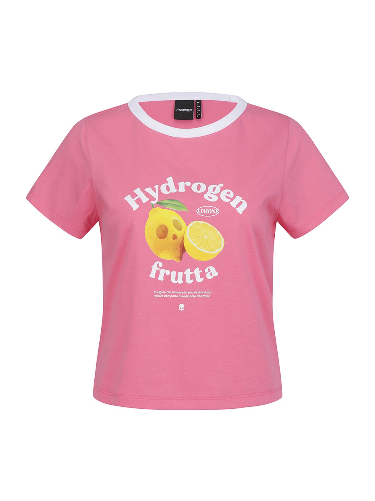 하이드로겐(HYDROGEN) 여성 그로서리 크롭 반팔티