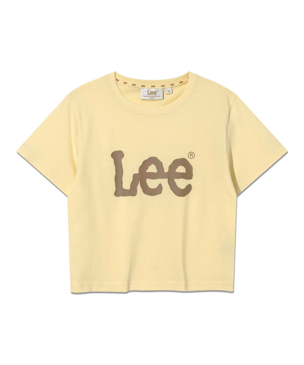 리(LEE) 우먼 빅 트위치 로고 티셔츠 레몬