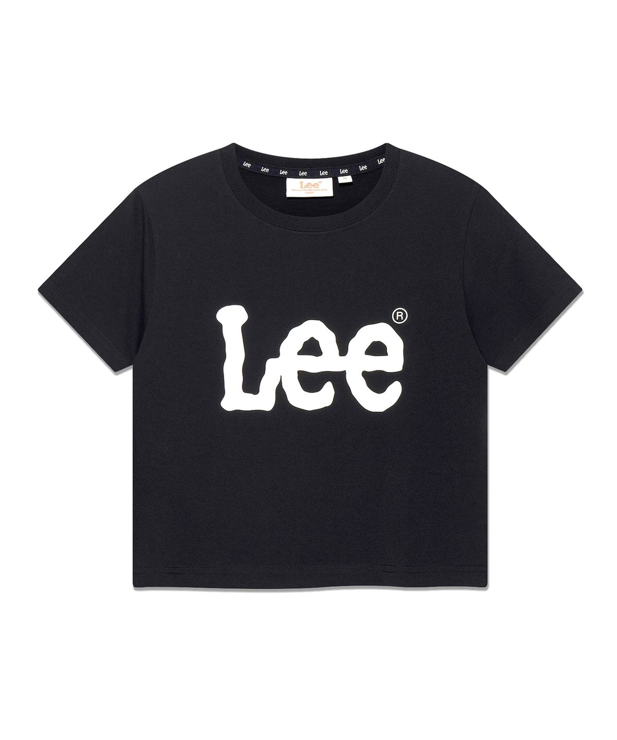 리(LEE) 우먼 빅 트위치 로고 티셔츠 블랙