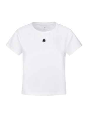 여성 소로나 크롭 반팔라운드