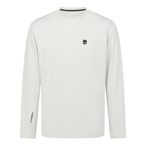 남성 싱글스판 솔리드 긴팔라운드