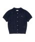 우먼 스카시 카라 가디건 네이비