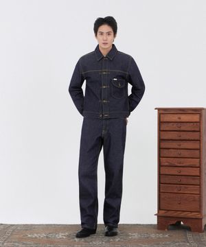 [101st] 카우보이 쿠로키 데님 팬츠 인디고 로우