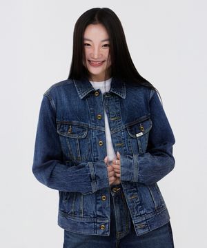 [101st] 라이더스 쿠로키 데님 자켓 인디고 다크