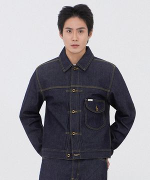 [101st] 카우보이 쿠로키 데님 자켓 인디고 로우