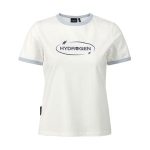 여성 레트로 배색 티셔츠