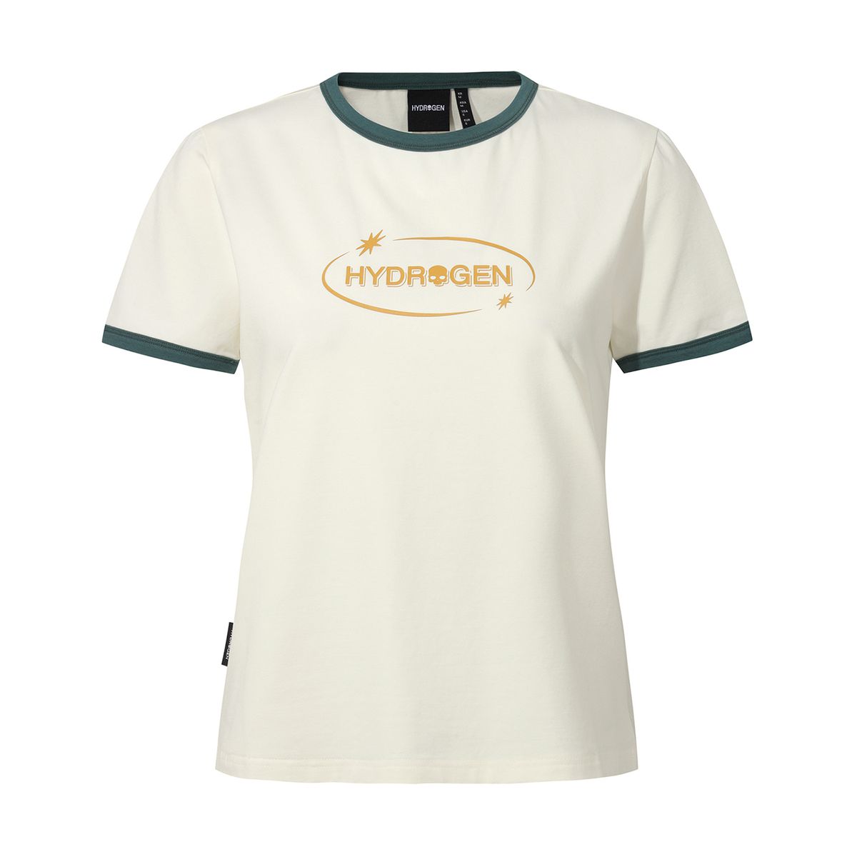 하이드로겐(HYDROGEN) 여성 레트로 배색 티셔츠