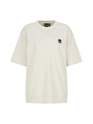 유니 베이직 스컬로고 반팔맨투맨