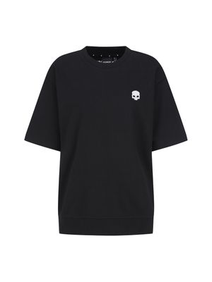 유니 베이직 스컬로고 반팔맨투맨